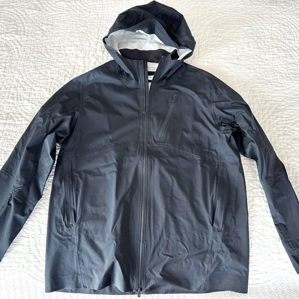 Men's Black Rain jacket size L